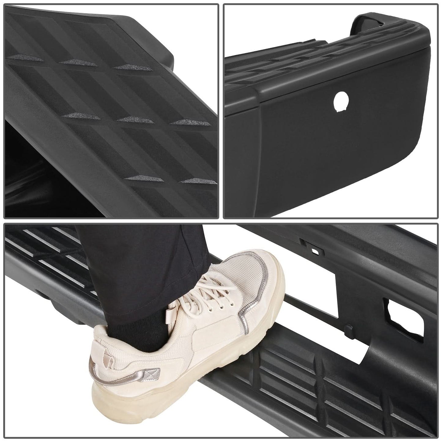 2007-2013 Chevrolet Silverado 1500 Rear Step Bumper w/ Sensor Holes Steel