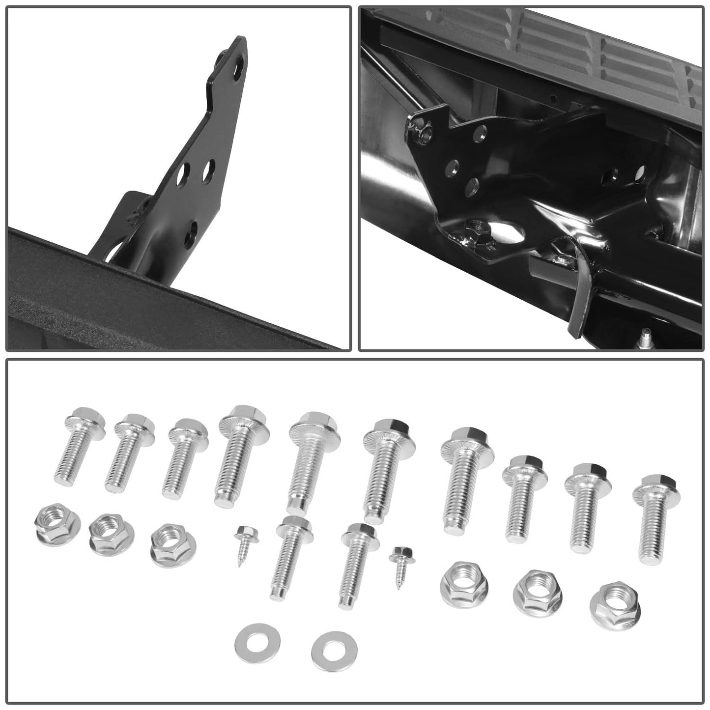 07-13 Chevy Silverado GMC Sierra 1500 Rear Step Bumper Chrome Steel