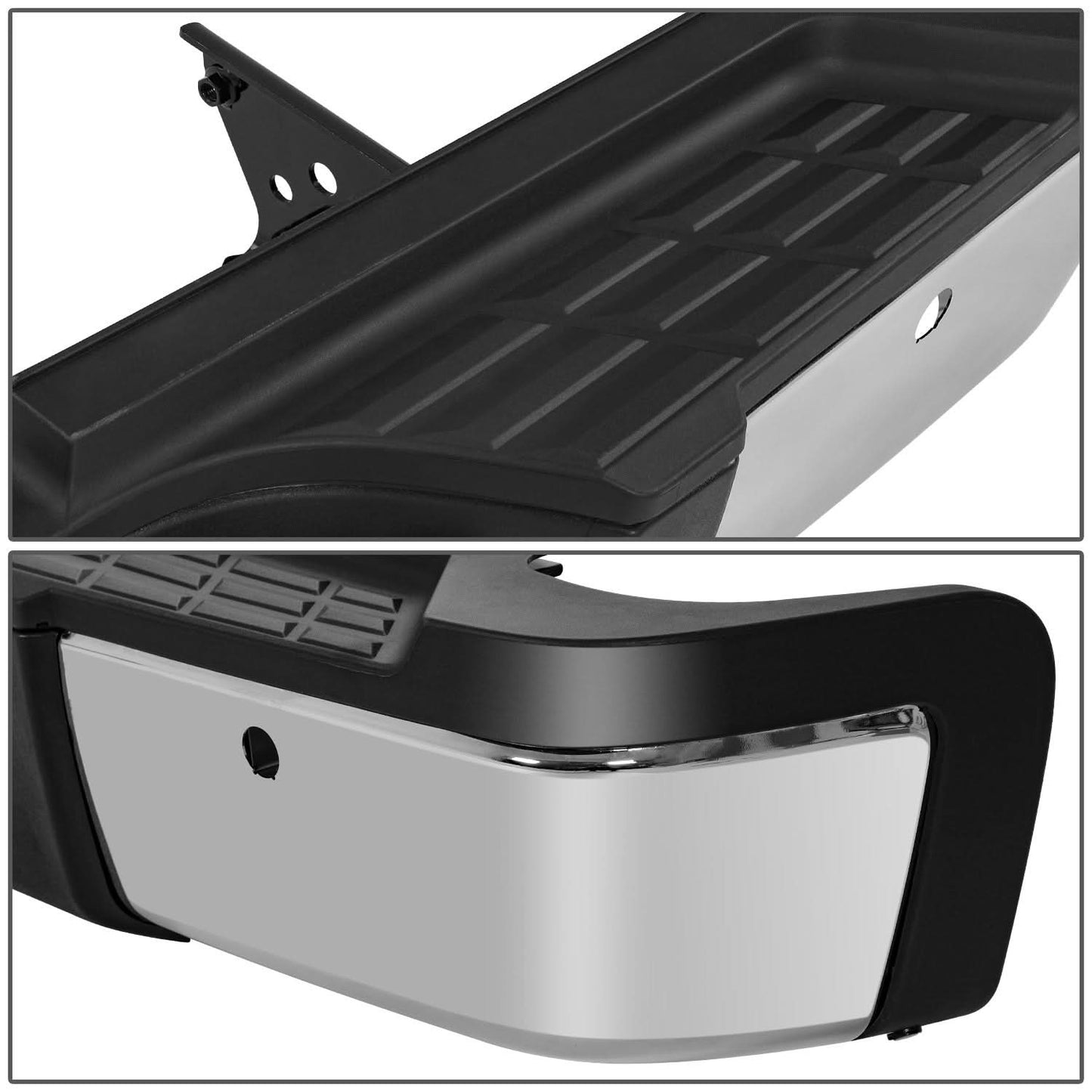 11-14 Silverado Sierra 2500 3500 Chrome Rear Step Bumper w/ Sensor