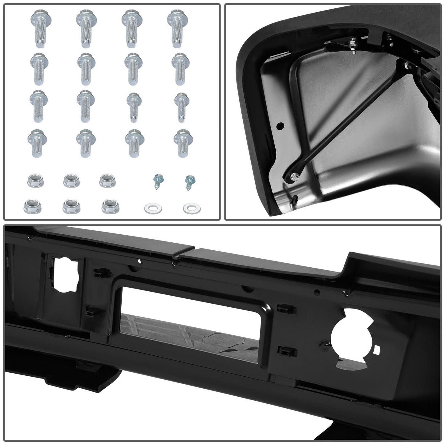 2011-2014 Chevrolet Silverado GMC Sierra 2500HD 3500HD Rear Step Bumper Chrome