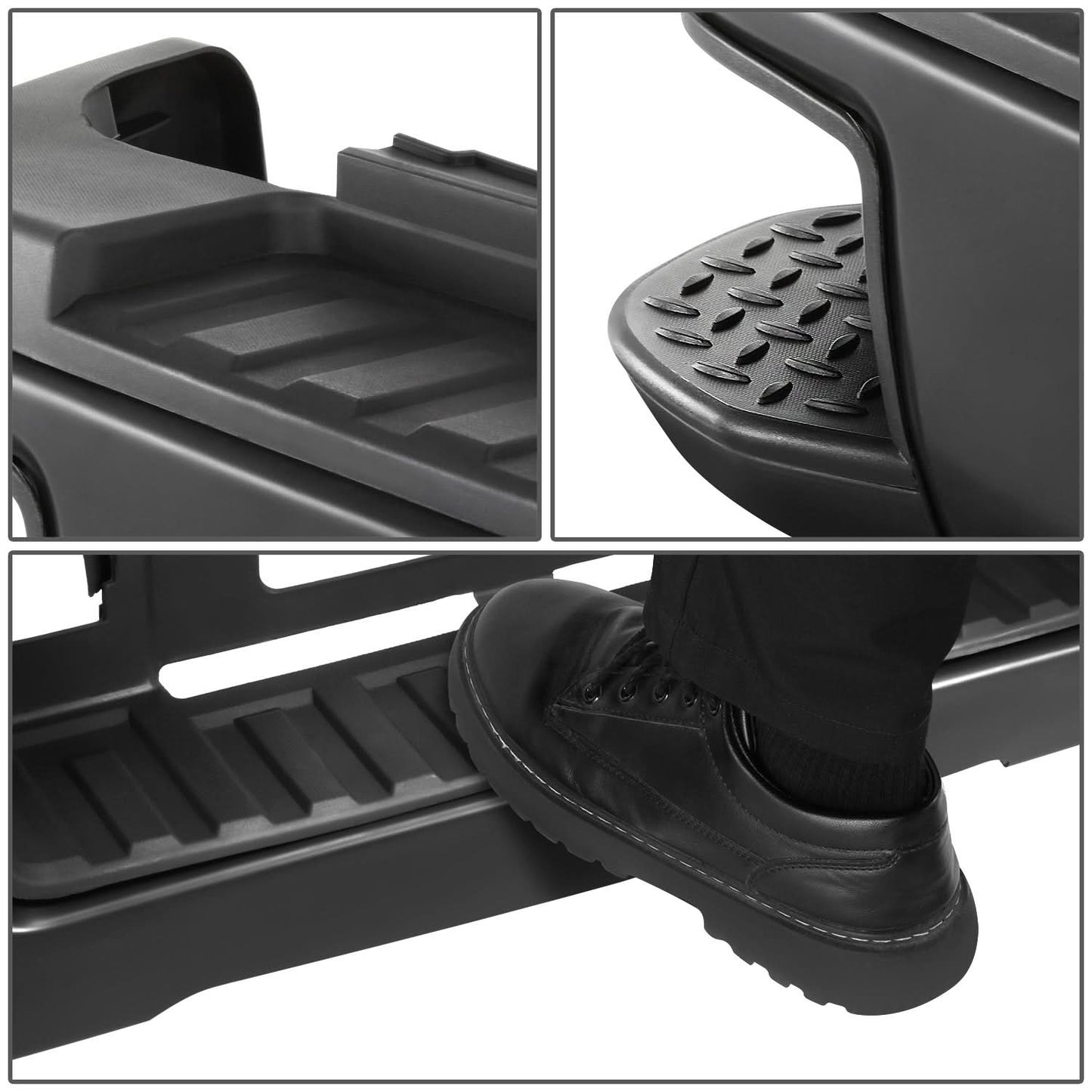 15-19 Silverado Sierra 2500 3500 Rear Step Bumper with Hitch