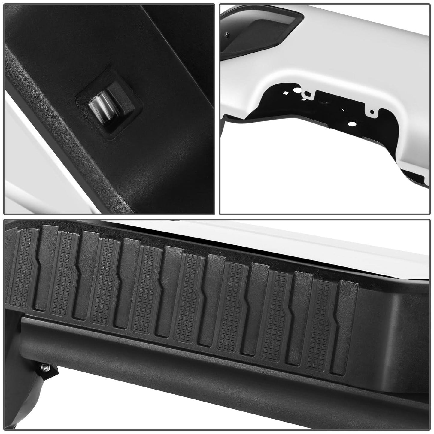 2019-2023 Chevrolet Silverado GMC Sierra Corner Step Rear Bumper Chrome