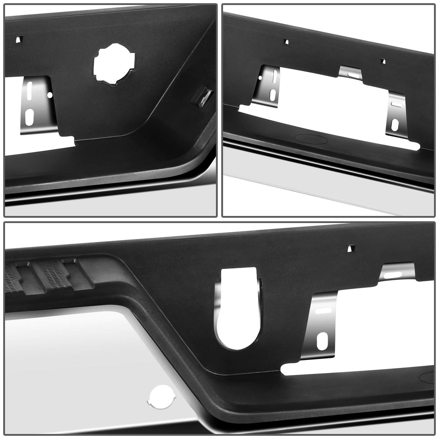 2019-2023 Chevrolet Silverado GMC Sierra Corner Step Rear Bumper Chrome