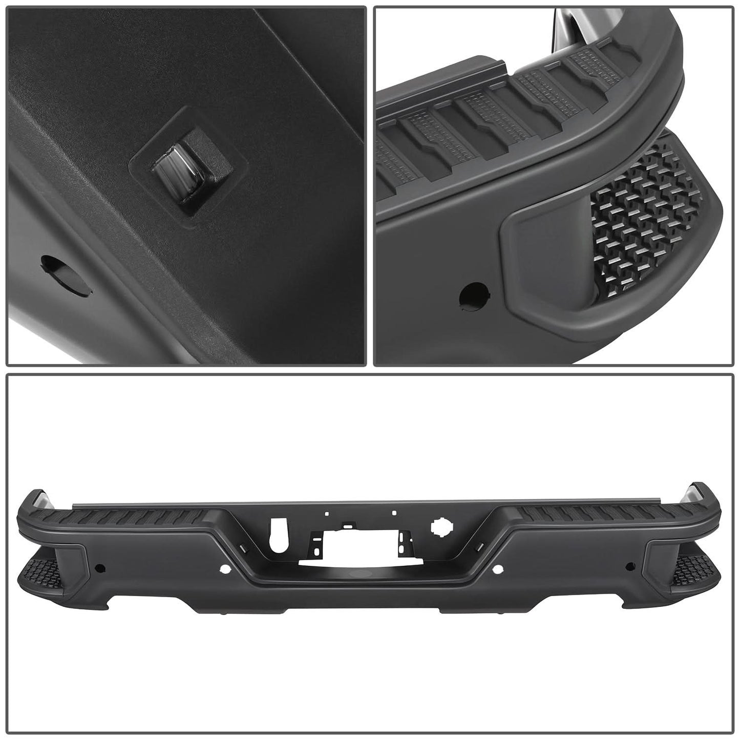 2019-2023 Chevrolet Silverado GMC Sierra Corner Step Rear Bumper
