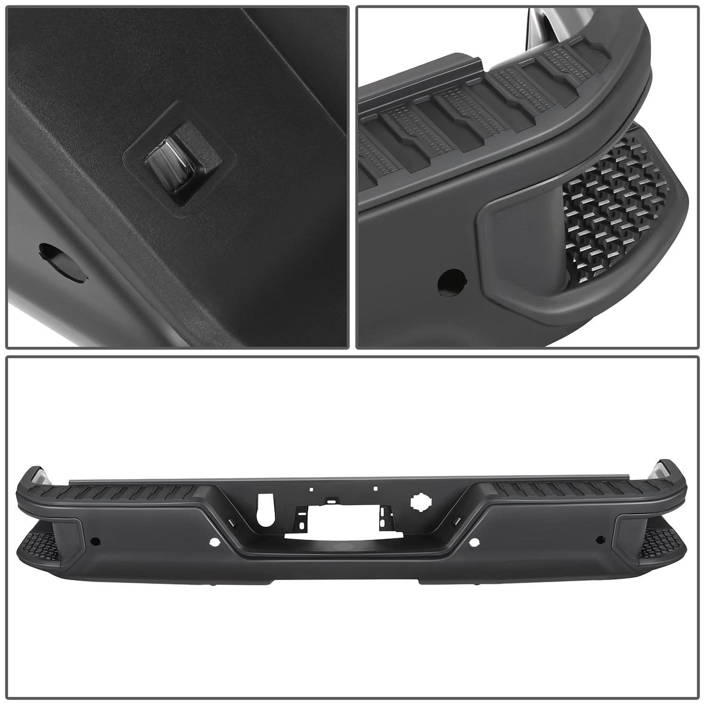 19-23 Chevy Silverado GMC Sierra 1500 Corner Step Rear Bumper Steel
