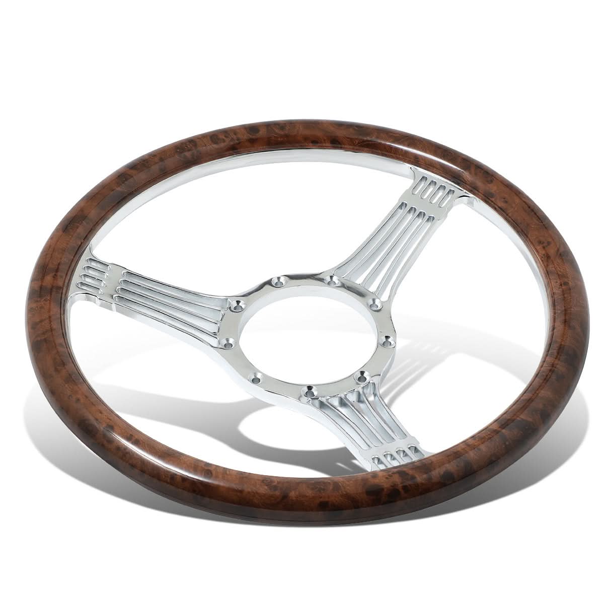 Banjo Style Wooden Steering Wheel