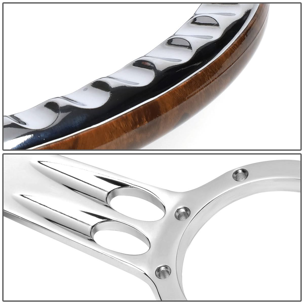 Banjo Style Wooden Steering Wheel T2 Style