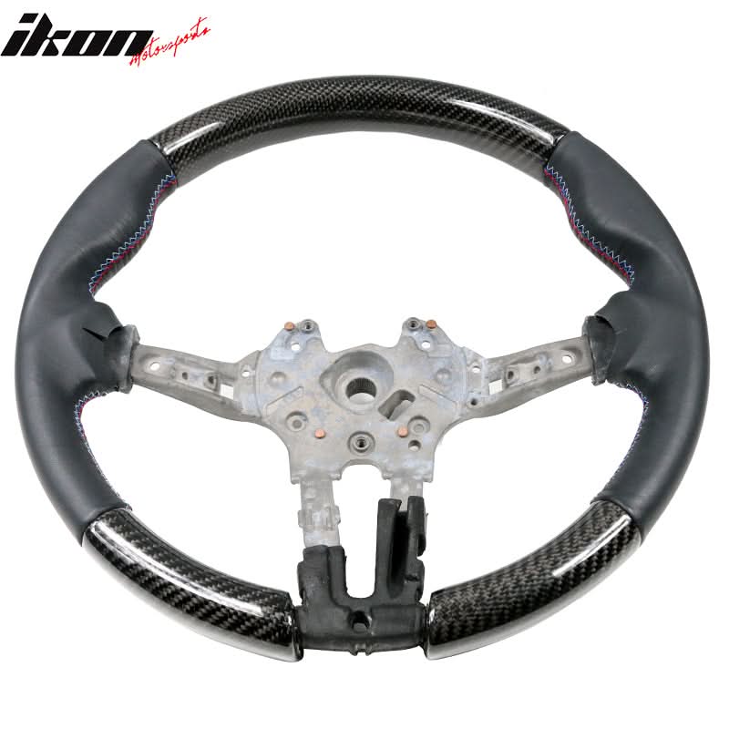 2015-2021Â BMW F80 F82 M Stitch Matte CF Steering Wheel Leather Cover