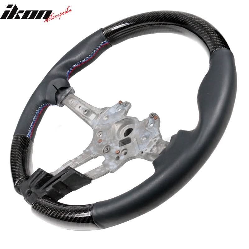 2015-2021Â BMW F80 F82 M Stitch Matte CF Steering Wheel Leather Cover