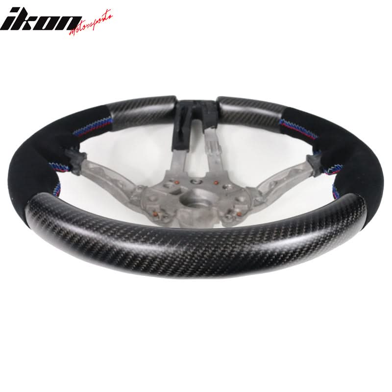 2015-2021Â BMW F80 F82 M Stitch Matte CF Steering Wheel Synthetic Suede