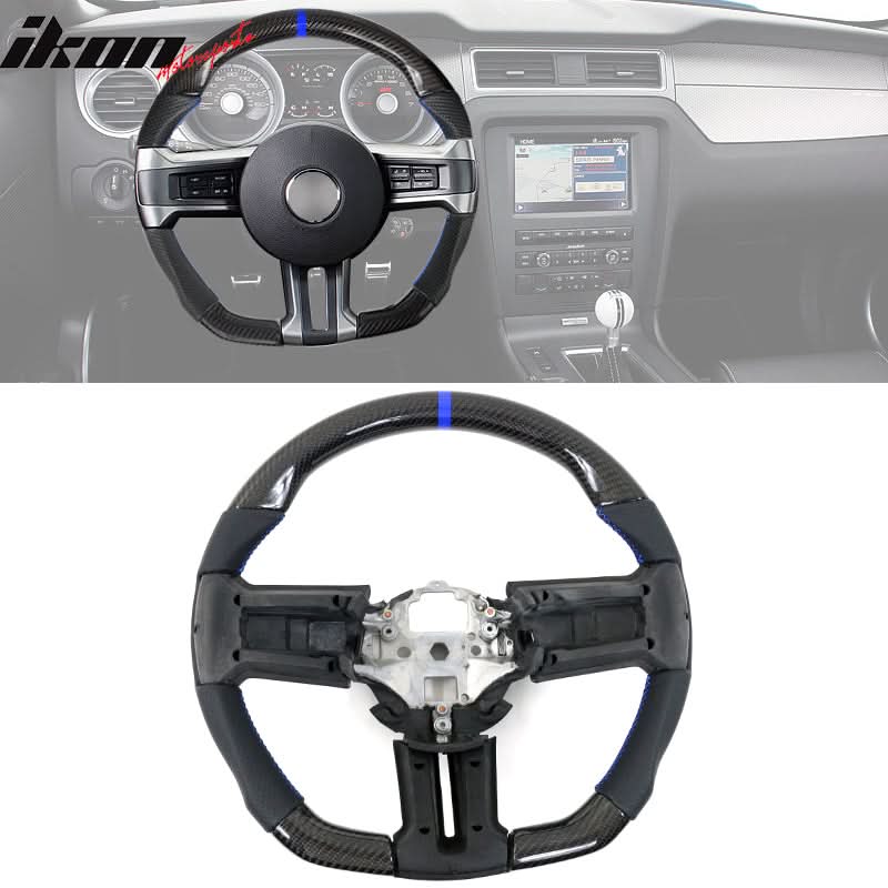 2010-2014 Ford Mustang Steering Wheel Carbon Fiber