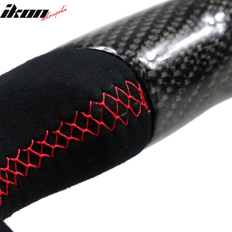 2015-2021Â Subaru WRX STI Steering Wheel Red Stitch Line CF Alcantara