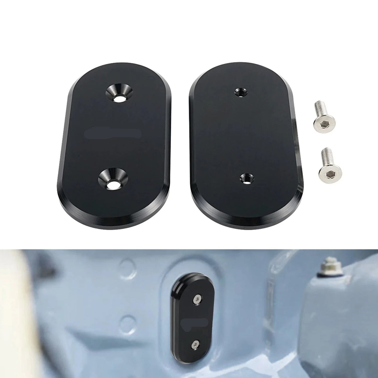 Honda Civic EG / Del Sol / Acura Integra Billet Aluminum Firewall A/C Delete Block Off Cover 1992 - 2001