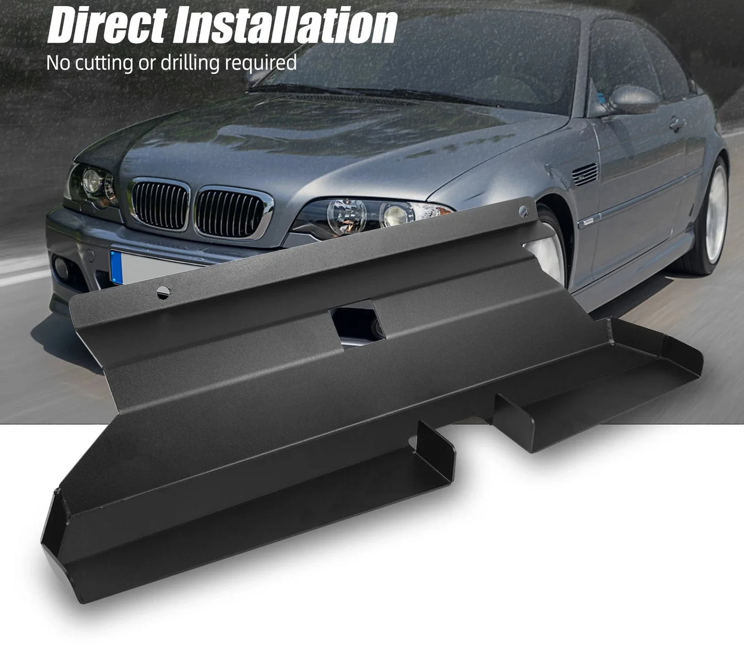 Air Intake Scoop for BMW E46 3 Series (1999-2006) – Aluminum Cold Air Duct