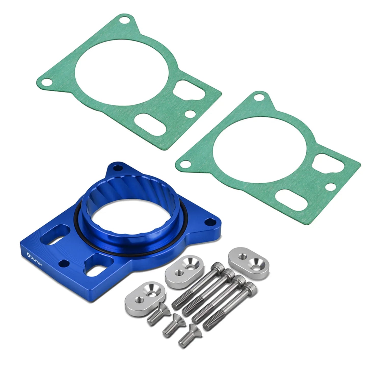 Chevrolet Silverado / Tahoe / Suburban / Avalanche / SSR, GMC Sierra / Yukon, Cadillac Escalade & Hummer H2 Billet Aluminum Throttle Body Spacer 1999 - 2007 (4.8L / 5.3L / 6.0L / 8.1L V8)