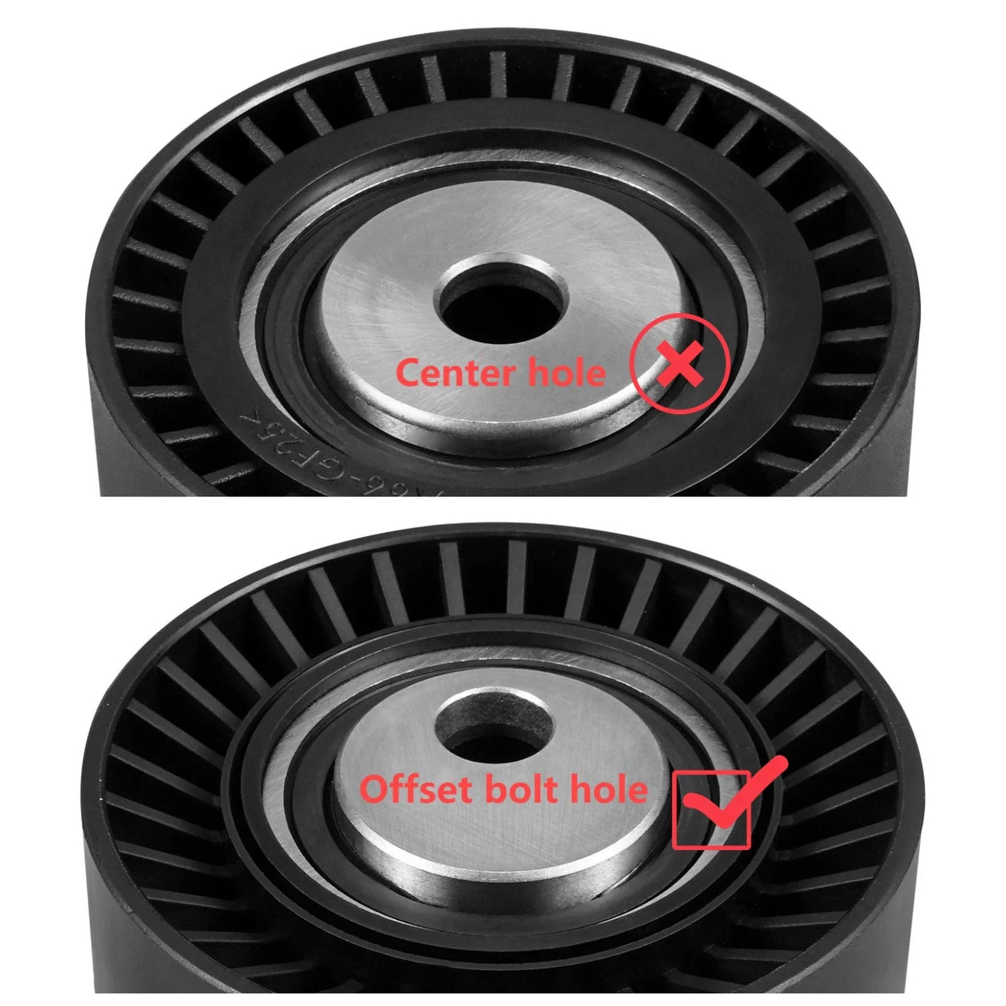 BMW 3 Series E36 E46 / 5 Series E39 / X5 E53 / Z3 Z4 Drive Belt Tensioner Idler Pulley 11287841228 1992 - 2006