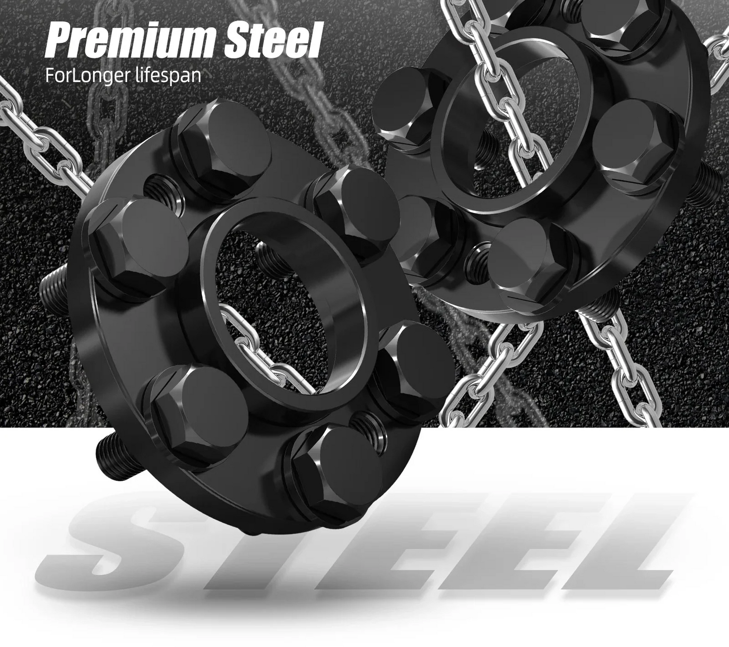 LS Short Crank Flexplate Spacer with Bolts for LS1 / LS2 / LS3 / LS6 / LS7 & GM 5.3L / 5.7L / 6.0L / 6.2L to SBC Transmission Adapter (Replaces 12563532 / 12563533)
