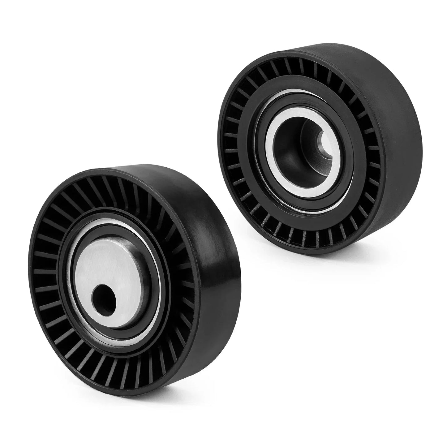 BMW E36 / E46 3 Series, E39 5 Series, E53 X5 & E85 / E86 Z4 Drive Belt Tensioner Pulley & Idler Pulley Set 1993 - 2008 (Replaces 11287841228 / 11281748131)