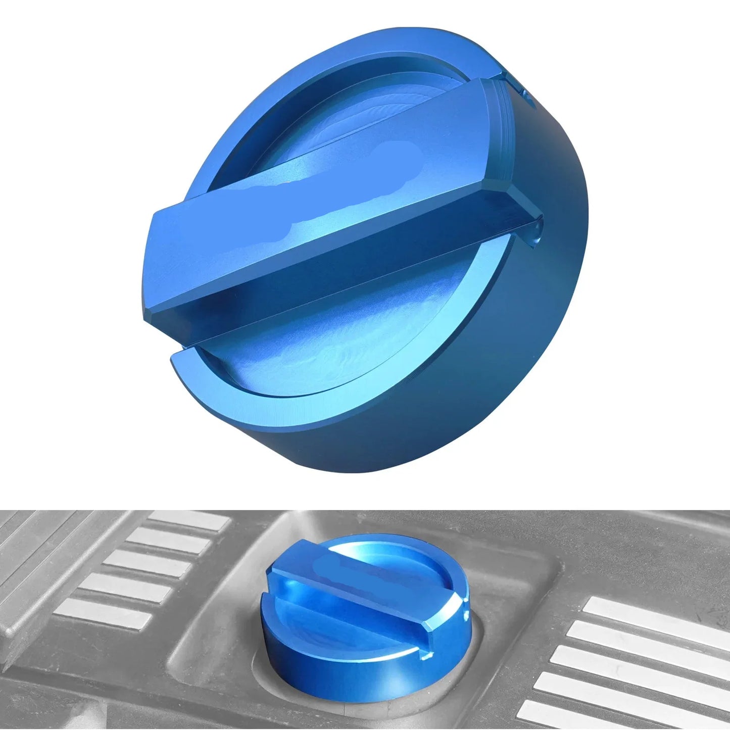 Billet Aluminum Engine Oil Cap for BMW 2-Prong Style (E30 E36 E46 E90 F30 & More)