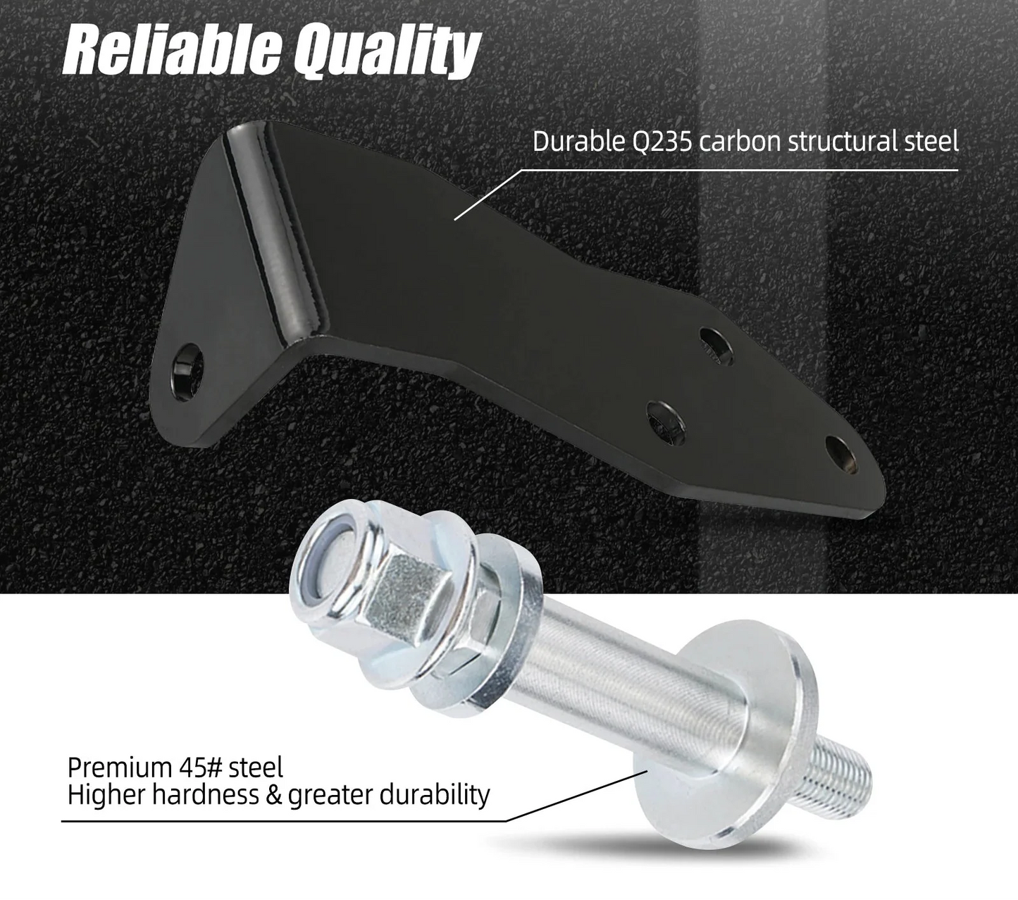 Honda Civic EG EK / Integra DC2 B Series B16 B18 Low Profile Steel Transmission Torque Mount Bracket & Bolt Kit