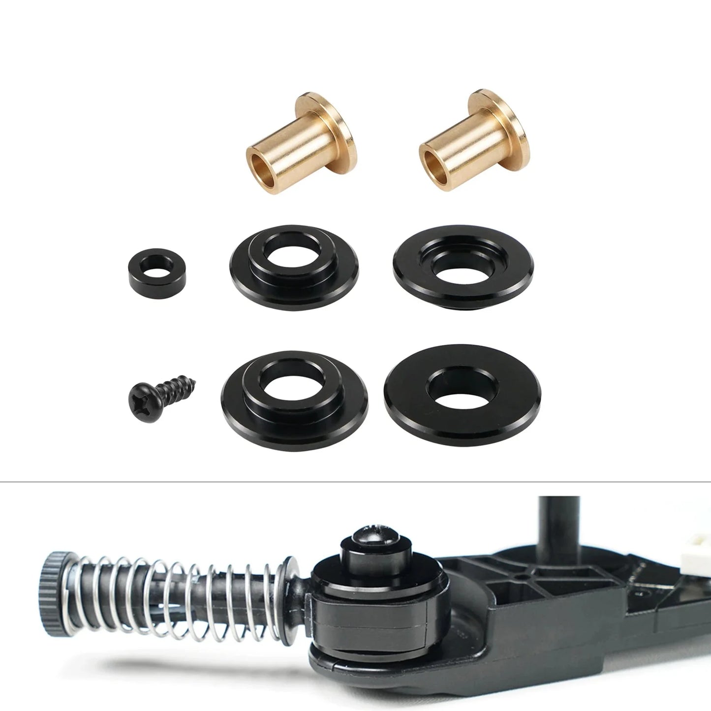 VW Golf MK7 / Jetta / Passat / Beetle / EOS / CC & Audi A3 / Q3 / TT Manual Transmission Billet Aluminium Shifter Bushing Kit (10mm Pin)