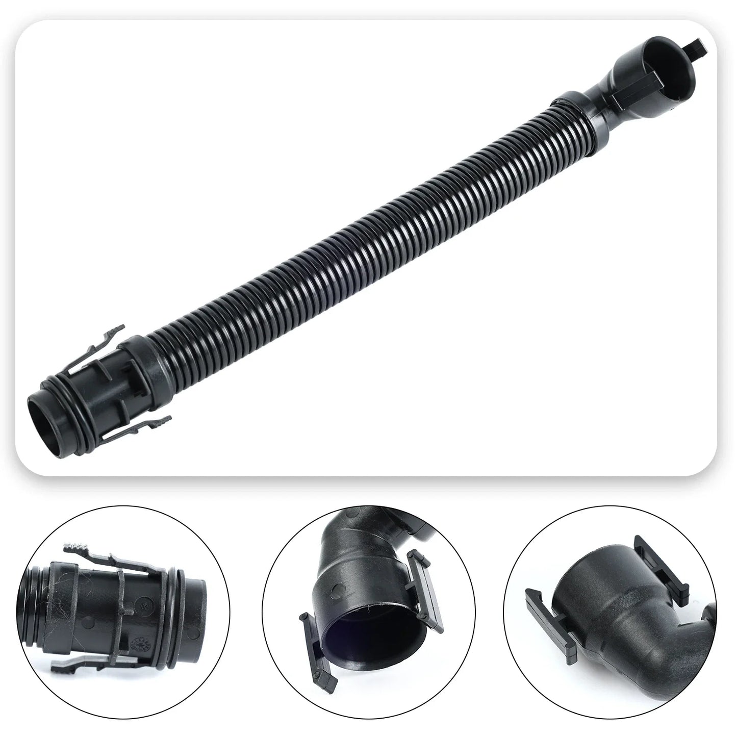 BMW N47N / B47 Diesel Engine Air Intake Breather Pipe Ventilation Hose for F20 / F21 / F22 / F23 / F30 / F31 / F34 / F32 / F33 / F36 / F10 / F11 / G30 / G31 / G11 / G12 / G01 / F25 / G02 / F26 / F15 (Replaces 13717823517)