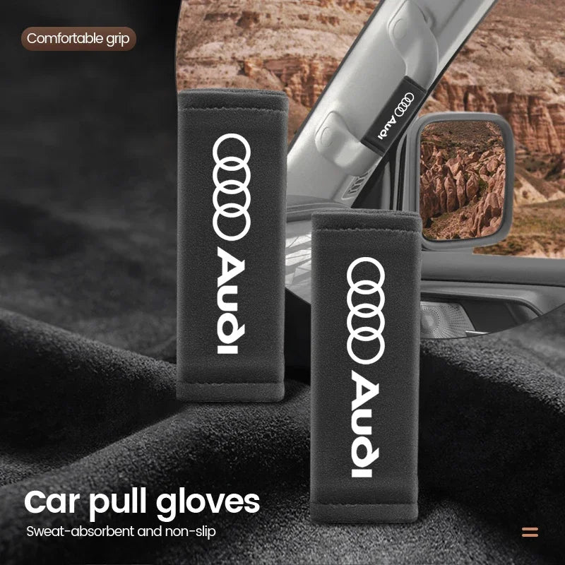 Audi PU Leather Car Roof Handle Protection Pull Glove Cover for A1 / A3 / A4 / A5 / A6 / A8 / S1 / S2 / S3 / S4 / S5 / S6 / S-Line / RS Models (B6 / B8 / C5)