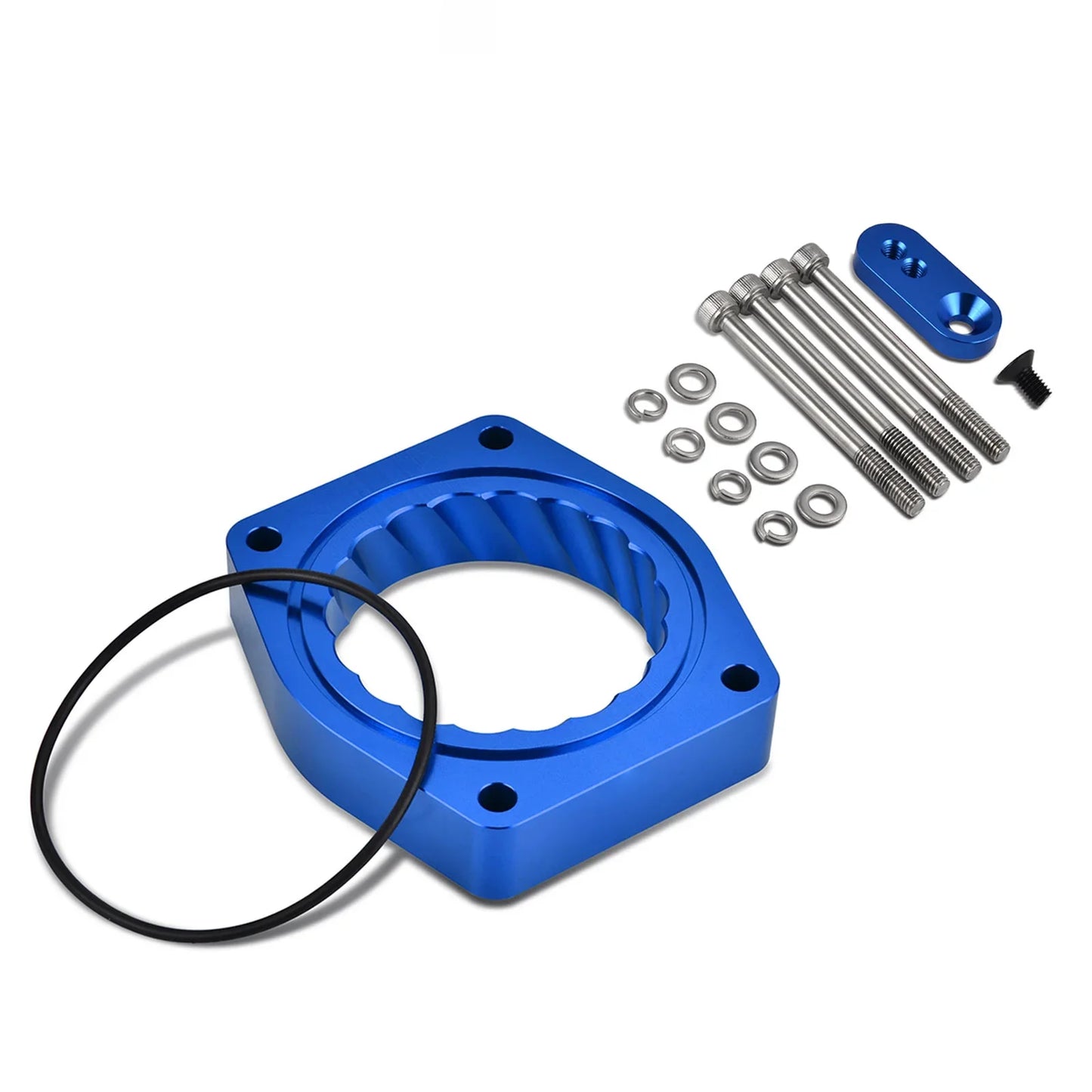 Chevy Silverado / Avalanche / Suburban / Tahoe, GMC Sierra / Yukon & Cadillac Escalade Billet Aluminum Throttle Body Spacer for 4.8L / 5.3L / 6.0L / 6.2L V8 Engines 2007 - 2013