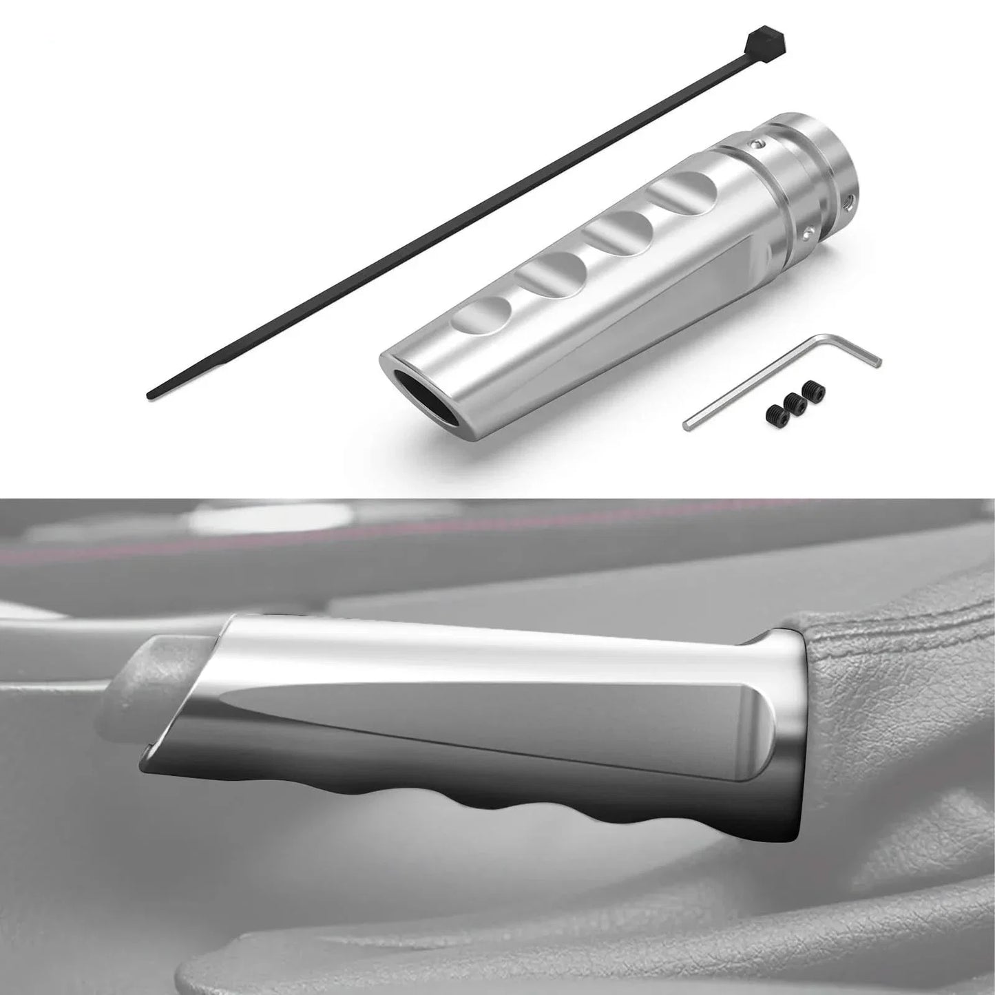 Billet Aluminum Hand Brake Handle for BMW E46 E36 M3/E39 E60 E34 M5/E82 E88 1M/E63 E64 M6/X3 E83/X5 E53/E87 E81 Z3 Z8 X6