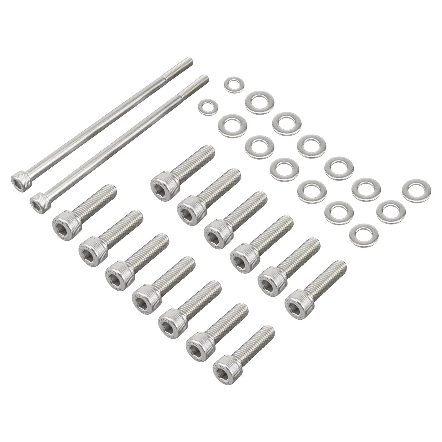 Chevy LS / LSX V8 Stainless Steel Oil Pan Bolt Kit for LS1 / LS2 / LS3 / LS6 / LS7 & Vortec 4.8L / 5.3L / 6.0L / 6.2L Truck Engines (Gen III / Gen IV)