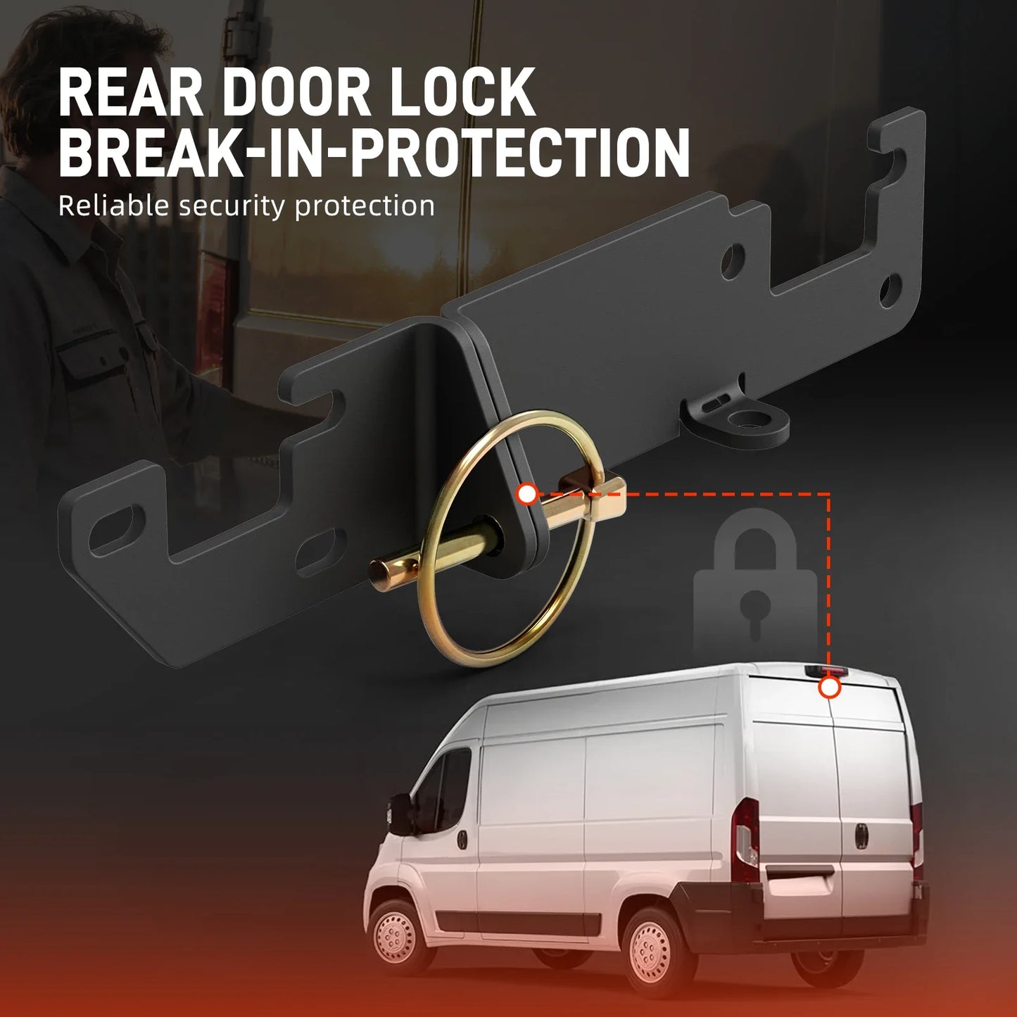 Tailgate & Driver Door Anti-Theft Lock Kit – Fiat Ducato, Peugeot Boxer & Citroen Jumper (2006+)