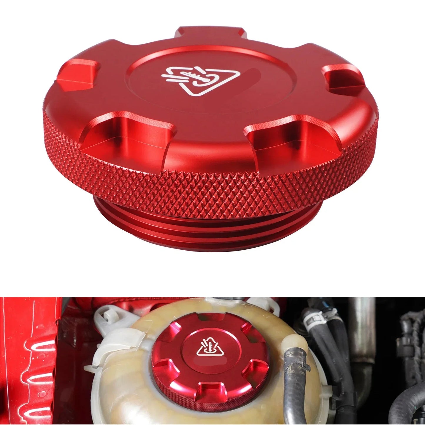 Billet Aluminum Coolant Reservoir Cap for VW Audi MQB (Golf GTI R A3 S3 TT)