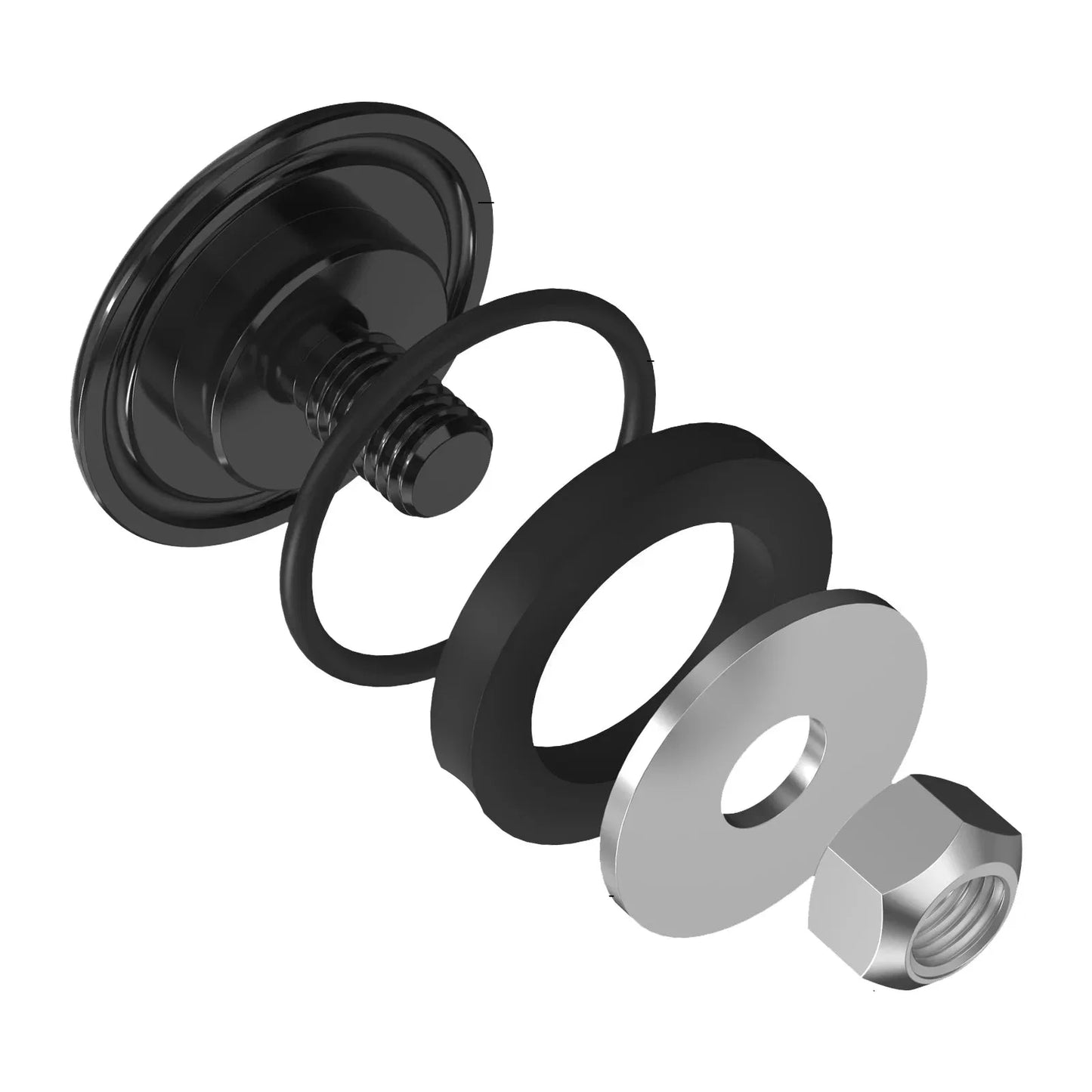 Universal Billet Aluminum Rear Wiper Delete Plug – Black Anodized