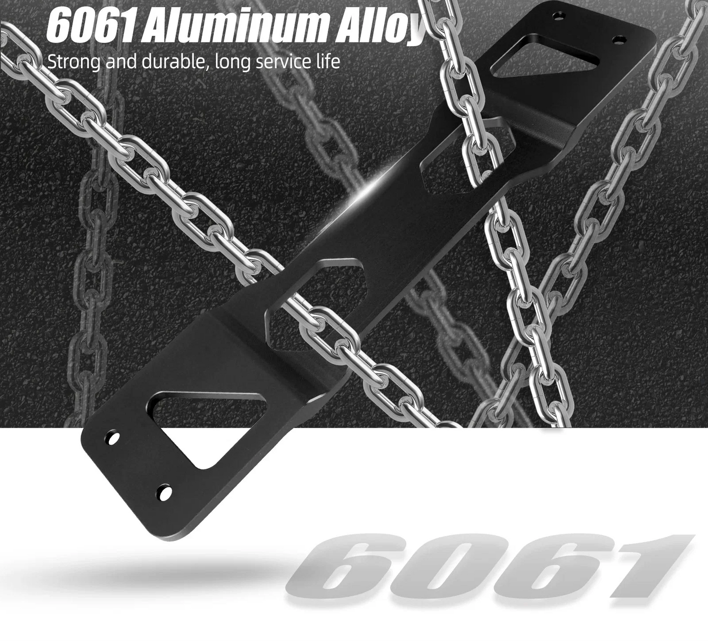 VW MQB Platform 6061 Aluminum Centre & Rear Tunnel Brace Set for Golf MK7 / MK8, Audi A3 / Q2, SEAT Leon / Ateca, Skoda Octavia / Superb (FWD / LHD Only / Replaces 5Q0804421B / 5Q0802128)