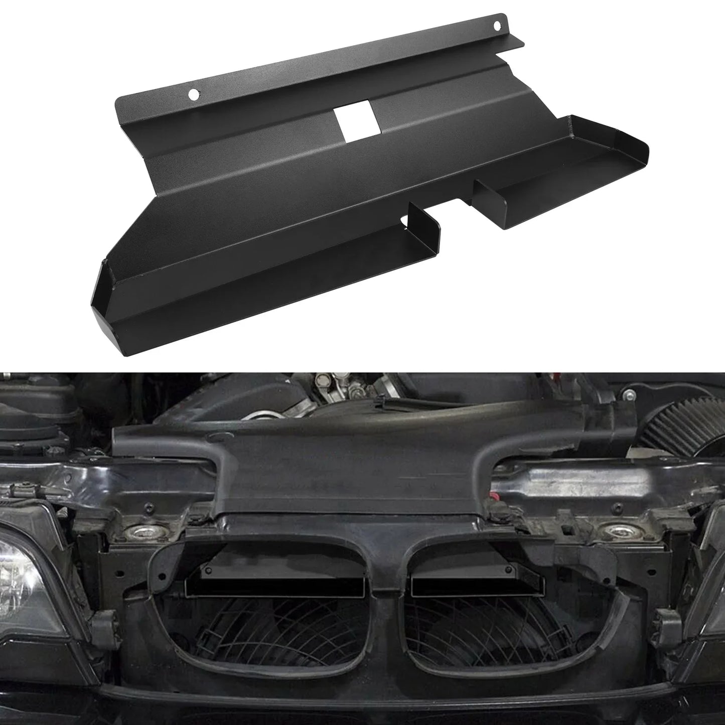 Air Intake Scoop for BMW E46 3 Series (1999-2006) – Aluminum Cold Air Duct