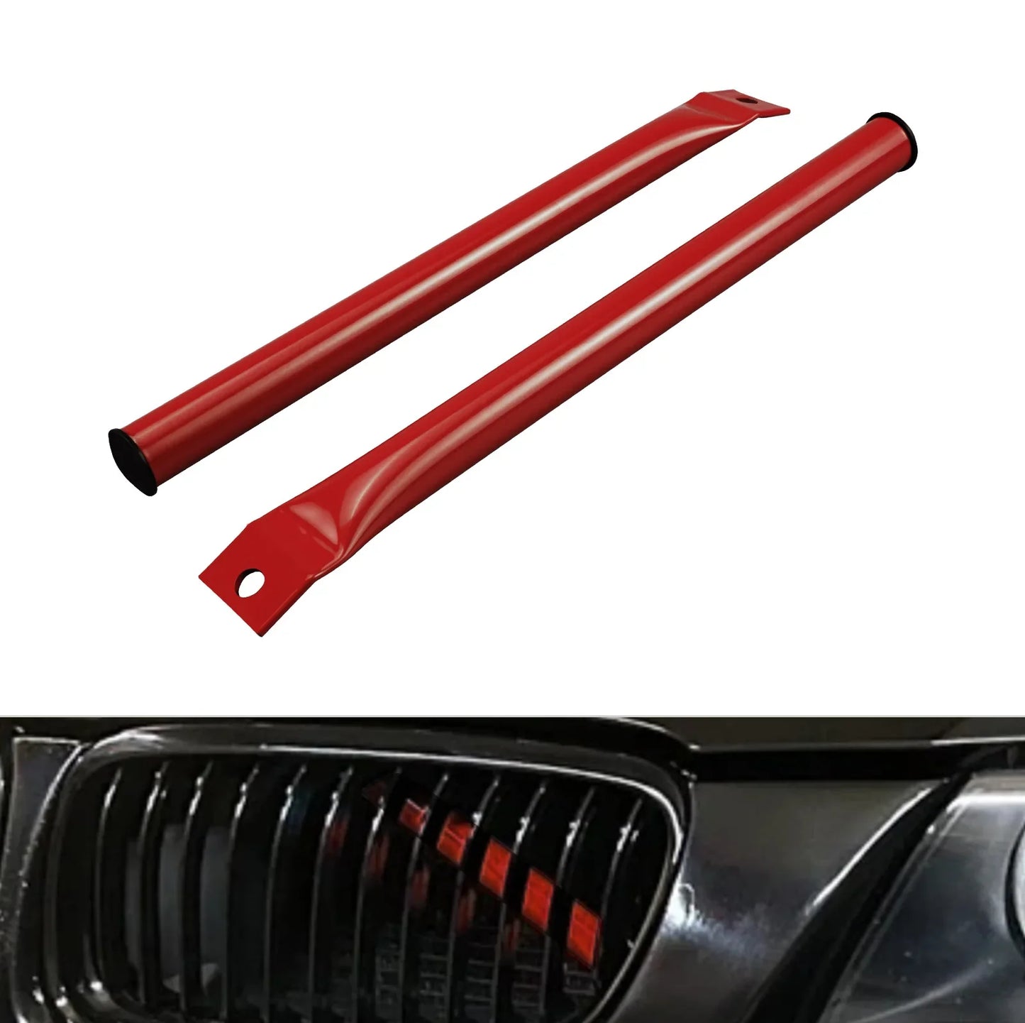 Front Kidney Grille V-Brace Bars for BMW E90 E91 E92 E93 (2006-2013) – Steel Upgrade