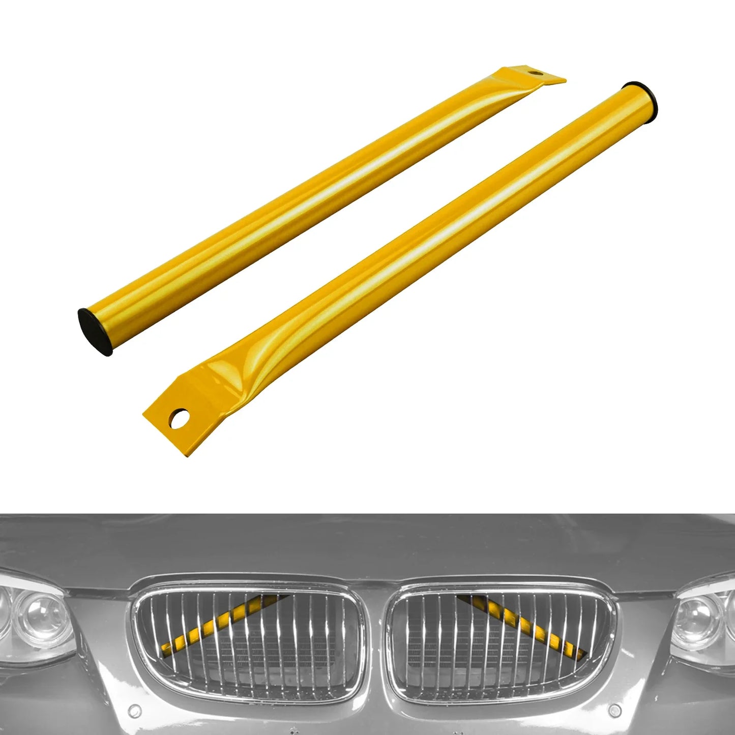 Front Kidney Grille V-Brace Bars for BMW E90 E91 E92 E93 (2006-2013) – Steel Upgrade