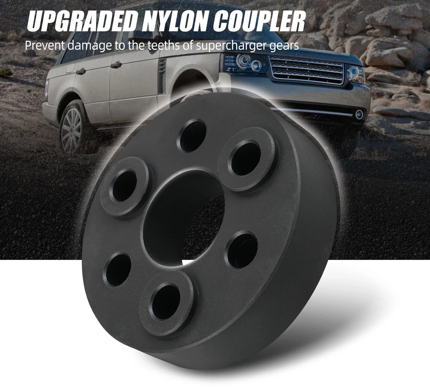 Jaguar XJ / XF / F-Type / Land Rover Range Rover 5.0L V8 Nylon Supercharger Coupler 2009 - 2013