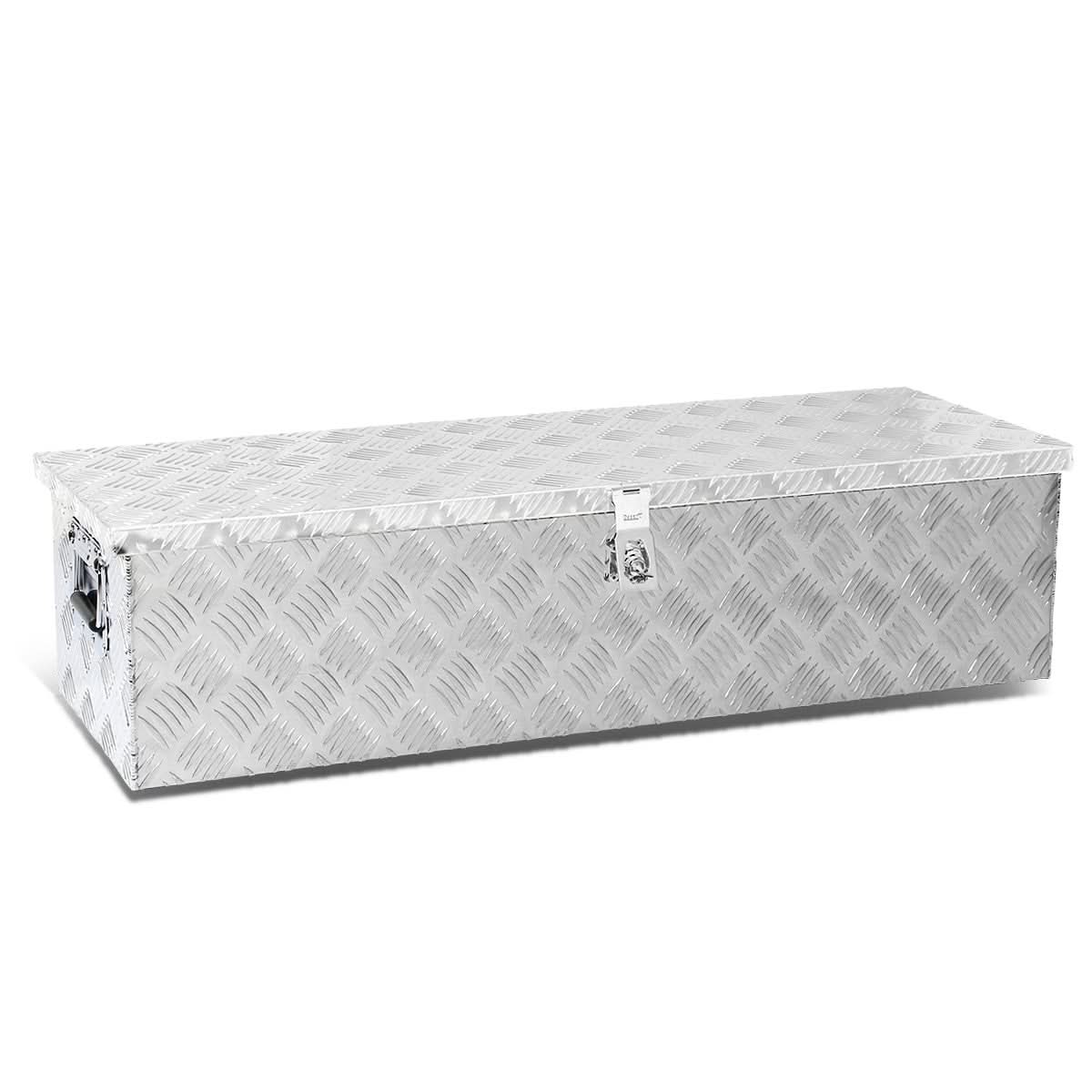 Universal Truck Trailer Tool Box w/ Lock & Key Aluminum 39x13x10