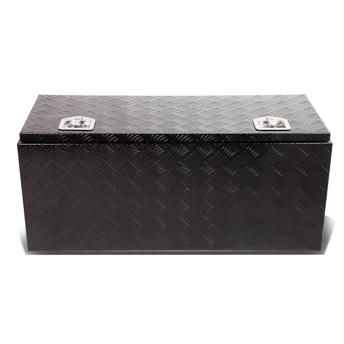 Universal Truck Trailer Tool Box w/ Lock 36x18x17 Aluminum