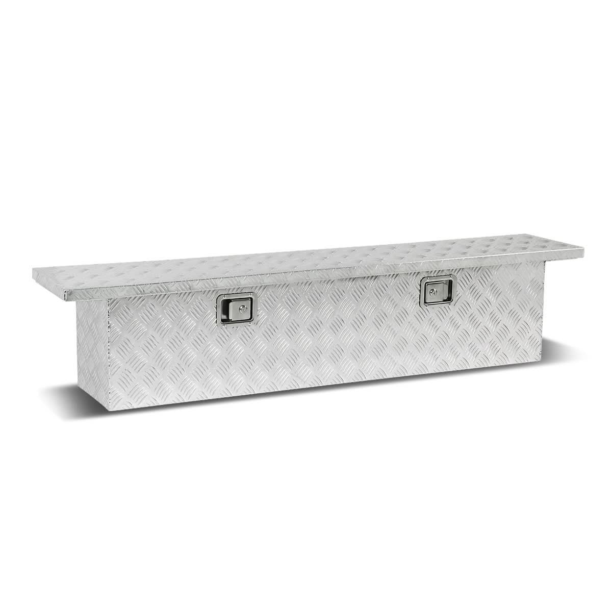 60" Aluminum Crossover Truck Tool Box with Lock & Key