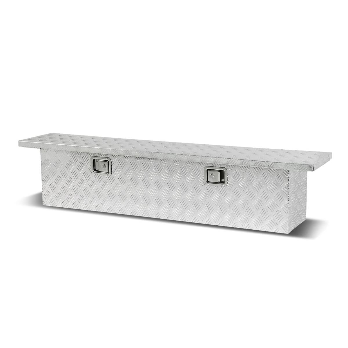 60" Aluminum Crossover Truck Tool Box with Lock & Key