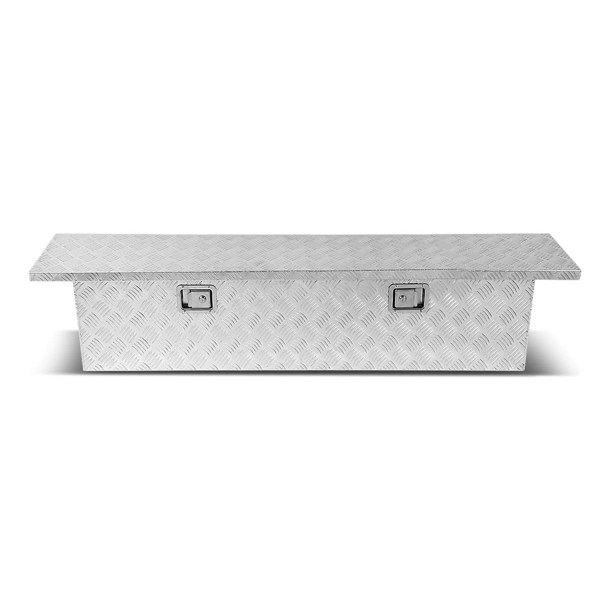 60" Aluminum Crossover Truck Tool Box with Lock & Key