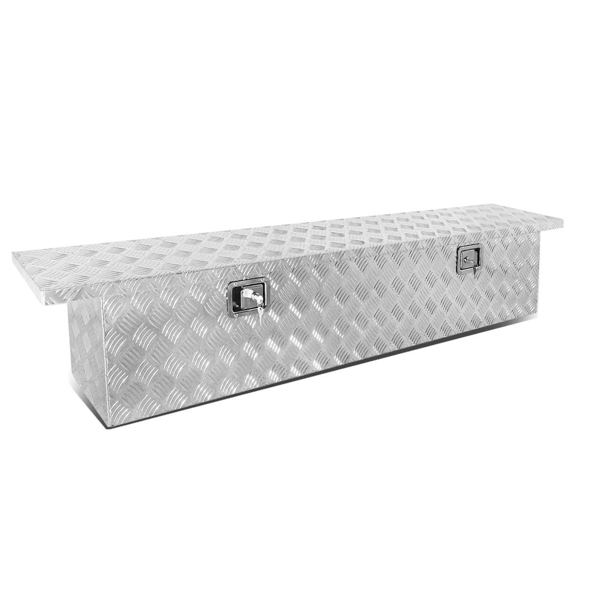 69" Crossover Truck Tool Box with Lock & Key Aluminum
