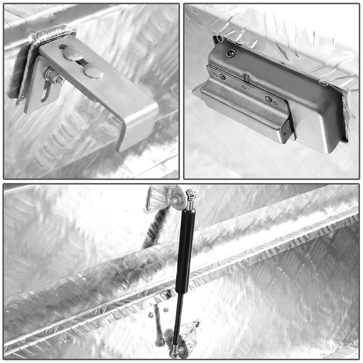 69" Crossover Truck Tool Box with Lock & Key Aluminum