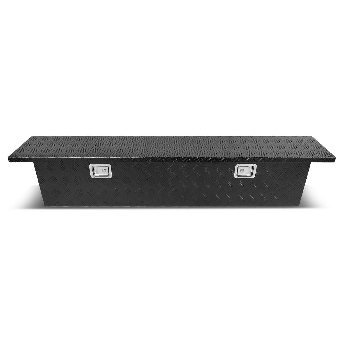 69" Crossover Truck Tool Box with Lock - Aluminum
