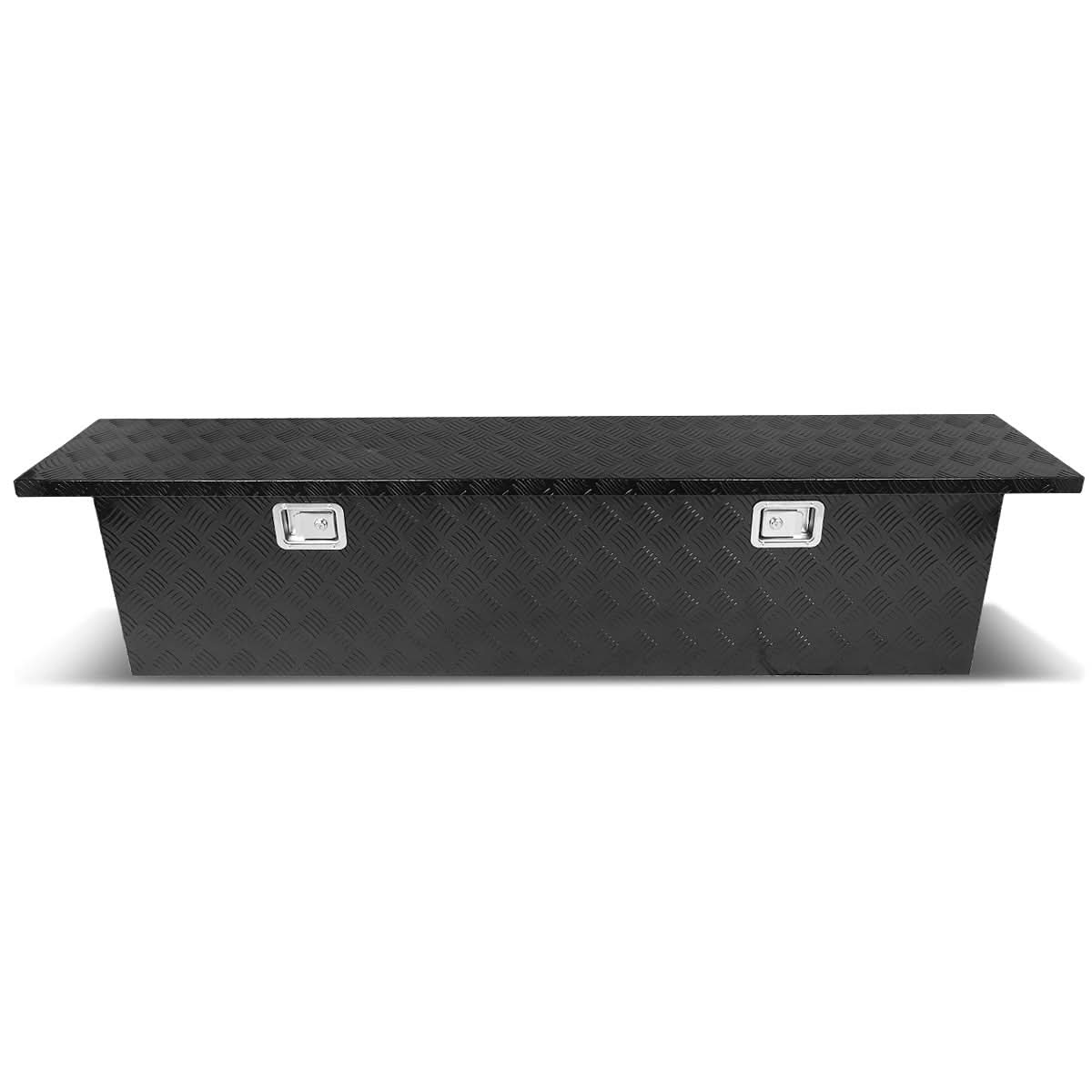 69" Crossover Truck Tool Box with Lock & Key - Aluminum