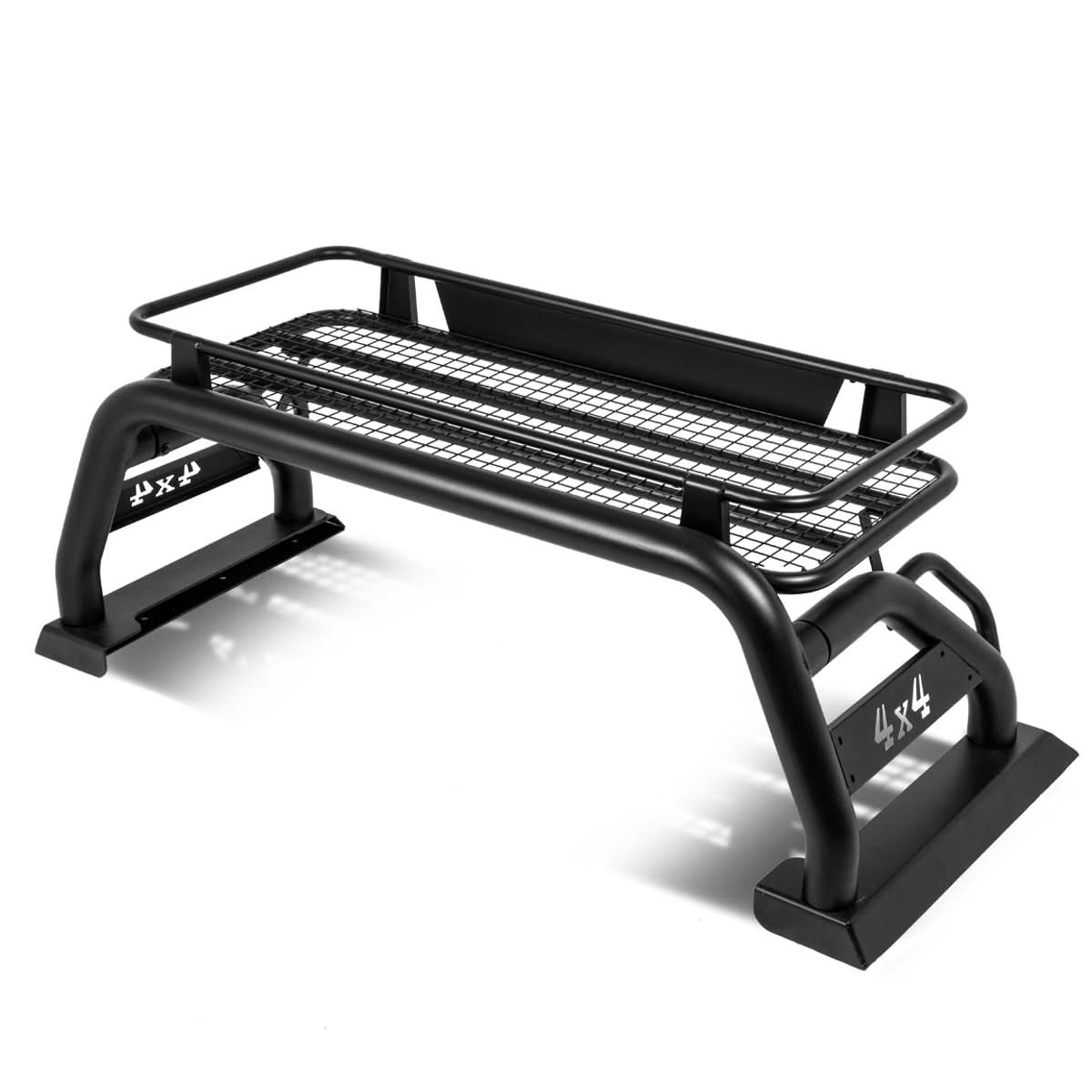 15-19 Toyota Tacoma Chevy Colorado GMC Canyon Roll Bar + Cargo Basket