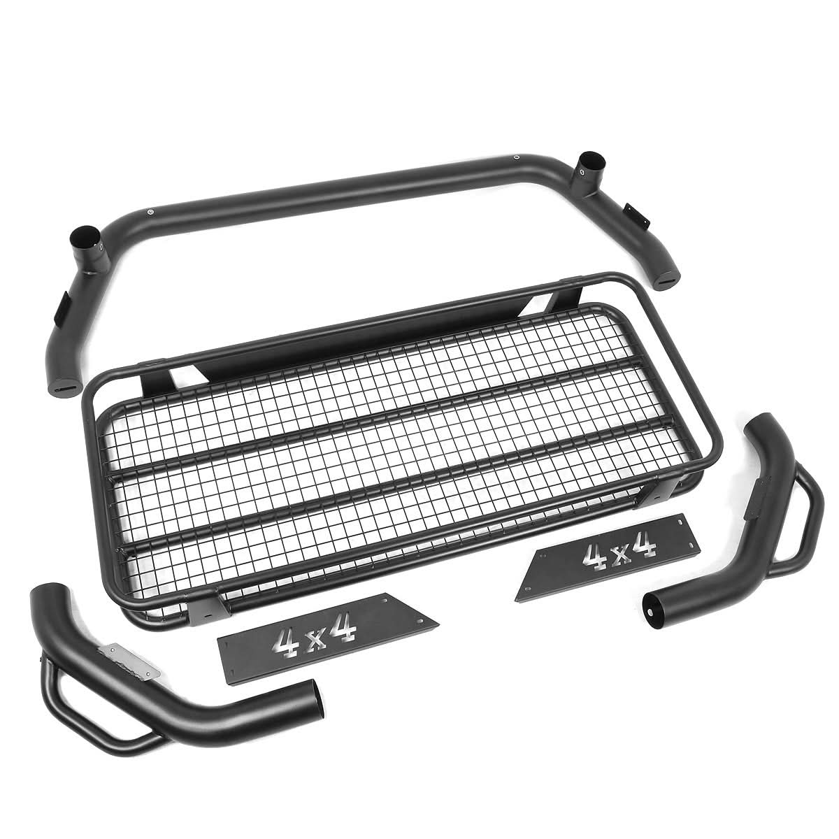 15-19 Toyota Tacoma Chevy Colorado GMC Canyon Roll Bar + Cargo Basket