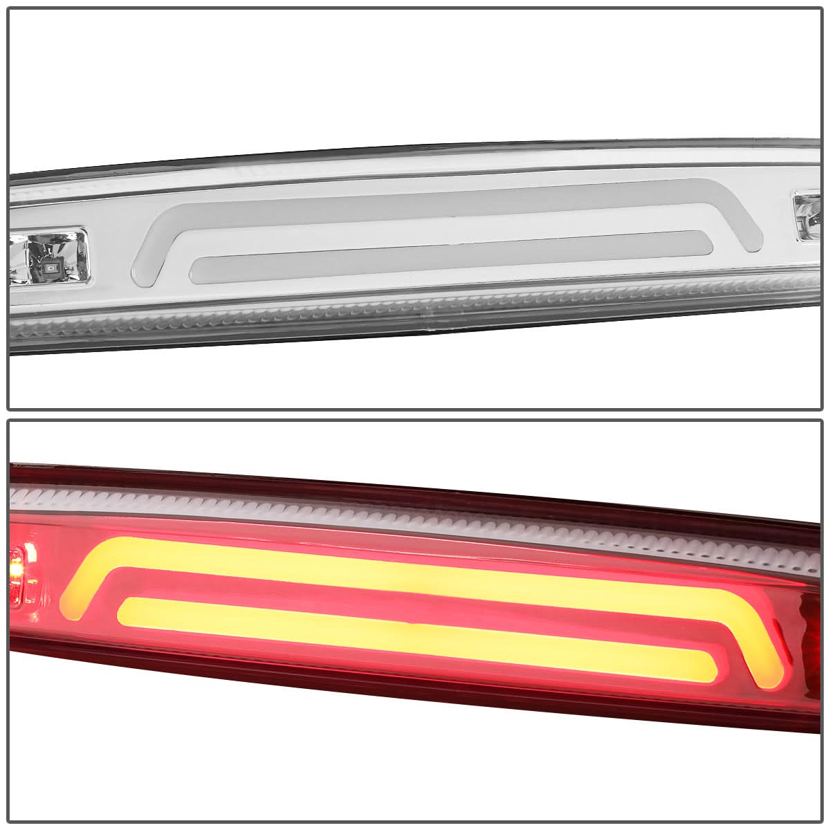 2003-2006 Dodge Ram 2500 3500 3D LED Chrome Tailgate Brake Light